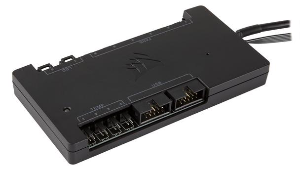 CORSAIR Commander Pro 2x USB Ports, 6x Fan Control, 4x Temperature,  2x LED Ports (CL-9011110-WW)