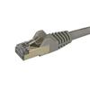 STARTECH 1.5 M CAT6A CABLE - GREY - SNAGLESS - SHIELDED COPPER WIRE CABL (6ASPAT150CMGR)