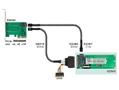 DELOCK Converter U.2 SFF-8639 / SFF-8643 NVMe > 1 x M.2 Key M Interfaceadapter (62945)