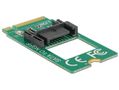 DELOCK Adapter M.2 Key B male > SATA 7 pin - Form Factor 2242 (62876)