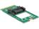 DELOCK Adapter M.2 Key B male > SATA 7 pin - Form Factor 2242 (62876)
