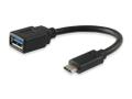 EQUIP USB Typ C Stecker auf USB 3.0 Buchse Adapter 0.15m