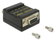 Delock RS-232 Tester DB9 female > DB9 male - nettverkstester (87713)