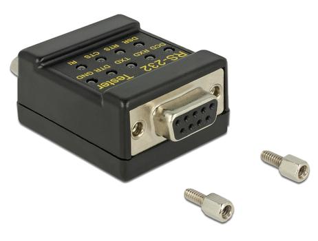 Delock RS-232 Tester DB9 female > DB9 male - nettverkstester (87713)
