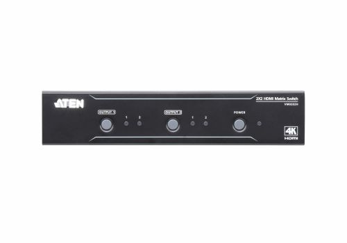 ATEN Matrix 2x2 HDMI Matrix Switch 4K HDMI RS232 IR (VM0202H)