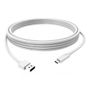 VISION 2m White USB-C to USB-3.0A Cable