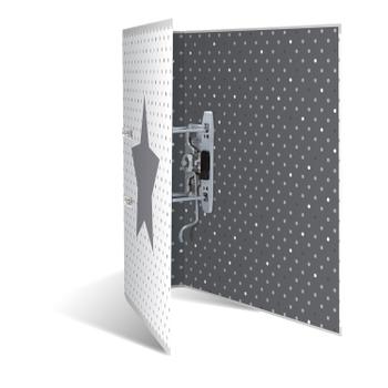 HERMA Ordner A4 Sterne weiß gepunktet (7192)
