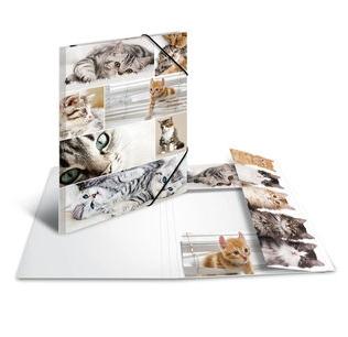 HERMA Sammelmappe A3 Katzen Pappe (19219)