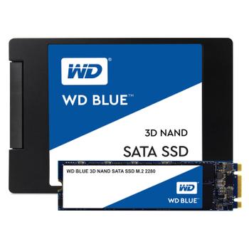 WESTERN DIGITAL WD Blue 3D NAND SSD 250GB M.2 2280 SATA III 6Gb/s internal single-packed (WDS250G2B0B)