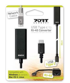 PORT DESIGNS USB-C to RJ-45 Converter /900126 (900126)