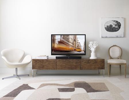 FLEXSON Adjustable TV-Mount For Sonos Playbase Black Single (FLXPBTVST1021)