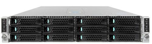 INTEL Server Chassis H2312XXLR3 - Rack-mountable - 2U - up to 4 blades - SATA/SAS - hot-swap - power supply - hot-plug (H2312XXLR3)