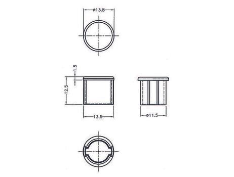 DELOCK Dust Cover for BNC female 10 pieces transparent (64022)