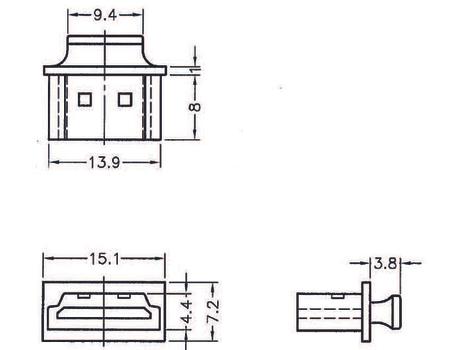 DELOCK Dust Cover for HDMI-A female with grip 10 pieces black (64029)