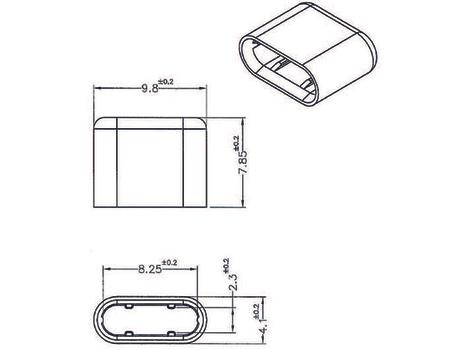 DELOCK Dust Cover for USB Type-C™ male 10 pieces black (64008)