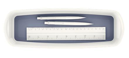 LEITZ MyBox WOW Sorteertray Wit, grijs Plastic 30.7 x 10.5 x 5.5 cm (52581001)