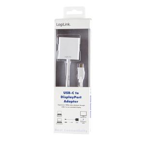 LOGILINK USB-C 3.1 auf DisplayPort Adapter, 4K x 2K (60 Hz) (UA0246A)