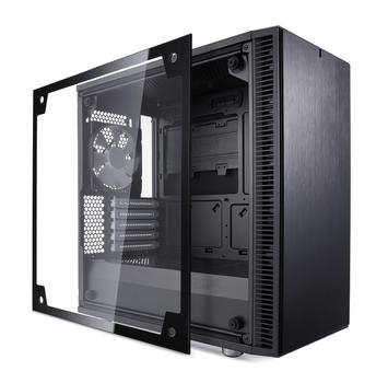 FRACTAL DESIGN Define Mini C Tg Mini Tower  (FD-CA-DEF-MINI-C-BK-TG)
