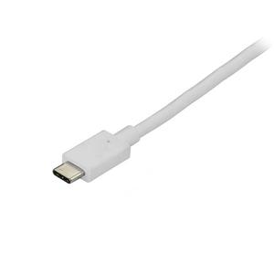 STARTECH "1,8m USB C to DisplayPort Cable - 4K 60Hz - White"	 (CDP2DPMM6W)