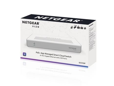 NETGEAR 8-P.GB.ETH.SMART CLOUD SWITCH (GC510P-100EUS)