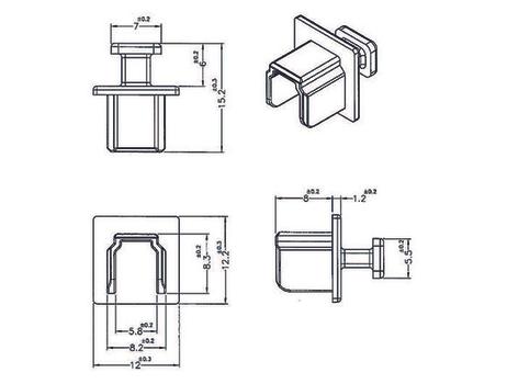 DELOCK 64010 Black 10pc(s) socket cover (64010)
