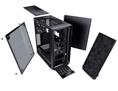 FRACTAL DESIGN Meshify C Tempered Glass Midi Tower Sort (FD-CA-MESH-C-BKO-TG)