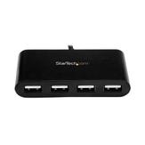 StarTech 4-Port USB-C Hub - USB-C to 4x USB-A Hub Adapter - Mini USB 2.0 Hub - Bus-powered USB Type-C Port Expander (ST4200MINIC) - hub - 4 porter (ST4200MINIC)