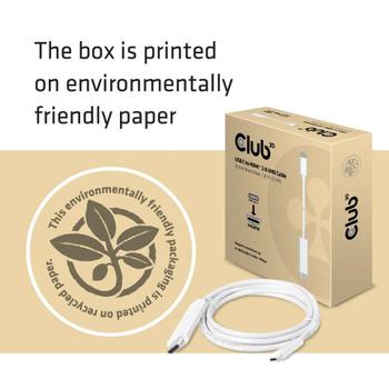 CLUB 3D Kabel USB 3.1 Typ C > HDMI 2.0 UHD 1,8m aktiv St/St retail (CAC-1514)