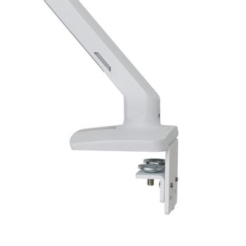 ERGOTRON MXV desk Monitor Arm white to 86.4cm 34inch Displays to 18kg load lifting 33cm tend swivel turn VESA 75x75 100x10 (45-486-216)