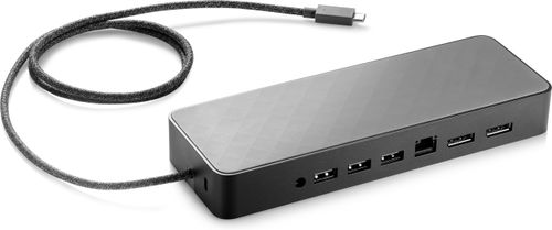 HP USB-C Universal Dock 90w + 4.5mm and USB Power Splitter DisplayLink (2UF95AA#ABB)