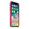 APPLE iPhone X Leather Case - Pink Fuchsia (MQTJ2ZM/A)