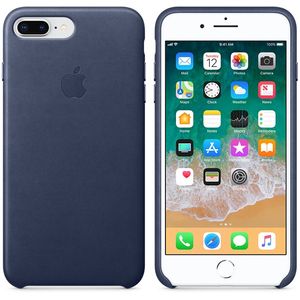 APPLE iPhone 8 Plus/7 Plus Leath Case MidBlue (MQHL2ZM/A)