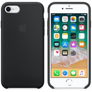 APPLE iPhone 8/7 Silicone Case - Black (MQGK2ZM/A)