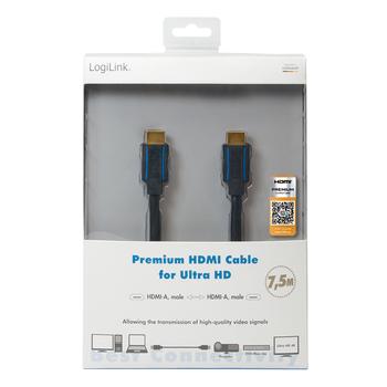LOGILINK Hdmi Cable 7.5 M Hdmi Type A  (CHB007)