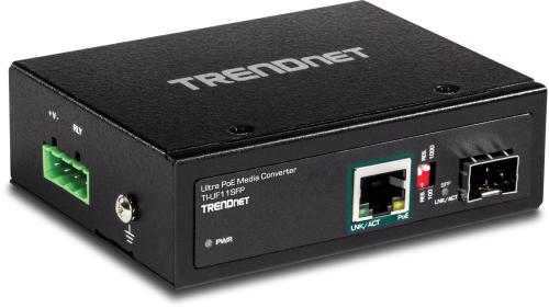 TRENDNET HARDENED INDUSTR SFP TO GIGABIT UPOE MEDIA CONVERTER IN (TI-UF11SFP)