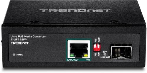 TRENDNET HARDENED INDUSTR SFP TO GIGABIT UPOE MEDIA CONVERTER IN (TI-UF11SFP)