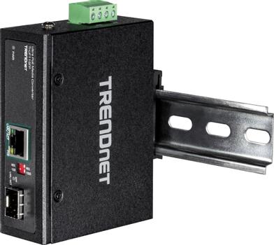TRENDNET HARDENED INDUSTR SFP TO GIGABIT UPOE MEDIA CONVERTER IN (TI-UF11SFP)