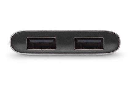 Moshi USB-C to Dual USB-A Adapter - Grey (99MO084214)