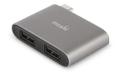 Moshi USB-C to Dual USB-A Adapter - Grey (99MO084214)