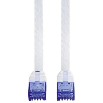HAMA Netværkskabel CAT6 UTP 5,0m Flad Hvid TL (00053773)