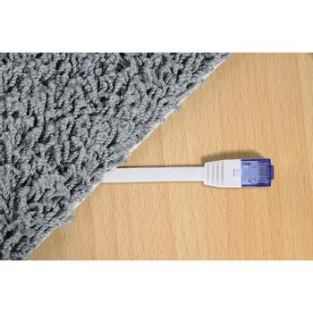 HAMA Netværkskabel CAT6 UTP 5,0m Flad Hvid TL (00053773)