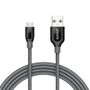 ANKER POWERLINE PLUS CABLE (MICRO USB1.8M GRAY WITH POUCH)
