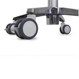 Ergotron StyleView Lean WOW SV10 vogn - lett bruk - for LCD-skjerm / tastatur / mus - hvit, aluminium (SV10-1300-0)