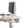 ERGOTRON StyleView Lean WOW SV10 Cart light-duty for LCD display / PC equipment medical white aluminium screen size up to 24inch (SV10-1300-0)