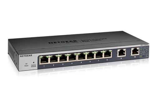 NETGEAR 8-PORT GB SMART MANAGED SWITCH (GS110EMX-100PES)
