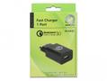 NAVILOCK Charger 1 x USB type A with QualcommÂ® Quick Chargeâ?¢ 3.0 black (62968)