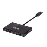 Club 3D SenseVision Multi Stream Transport (MST) Hub CSV-6400 - video/ lyd-splitter - 4 porter (CSV-6400)