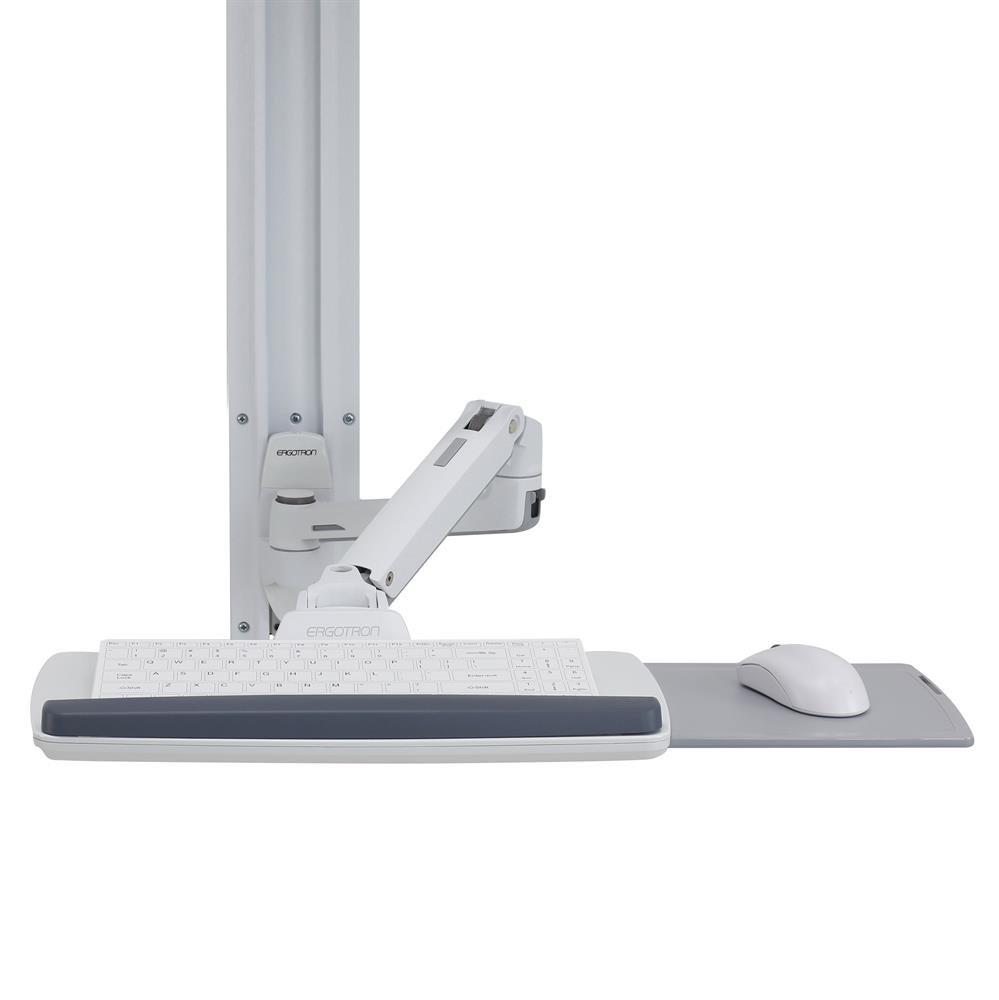 Ergotron - LX Wall Mount System monteringssett - Patented Constant Force Technology - for LCD-skjerm / tastatur / mus - hvit
