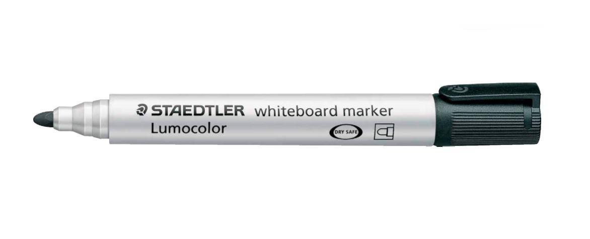 STAEDTLER 351-3 Lumocolor Whiteboard Marker Bullet Tip -Blue (Box of 10)