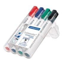 STAEDTLER 351 B WP4 LUMOCOLOR WHITEBOARD MARKER(SET OF 4 COLORS) CHISEL TIP (351 B WP4)